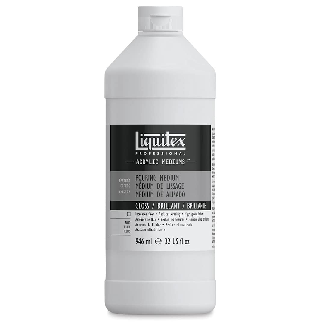 Open in modal - Liquitex Effects Pouring Medium - Gloss, 32 oz bottle