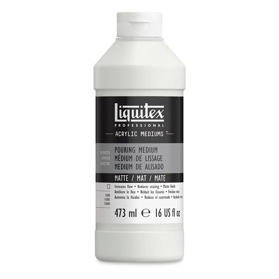 Open in modal - Liquitex Effects Pouring Medium - Matte, 16 oz bottle