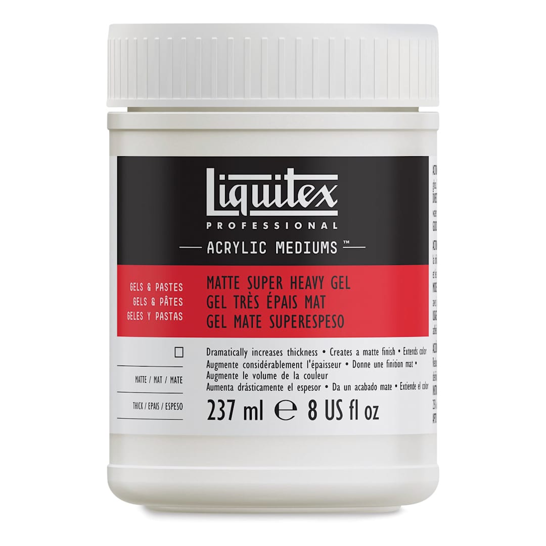 Open in modal - Liquitex Medium - Super Heavy Gel Medium, Matte, 8 oz jar