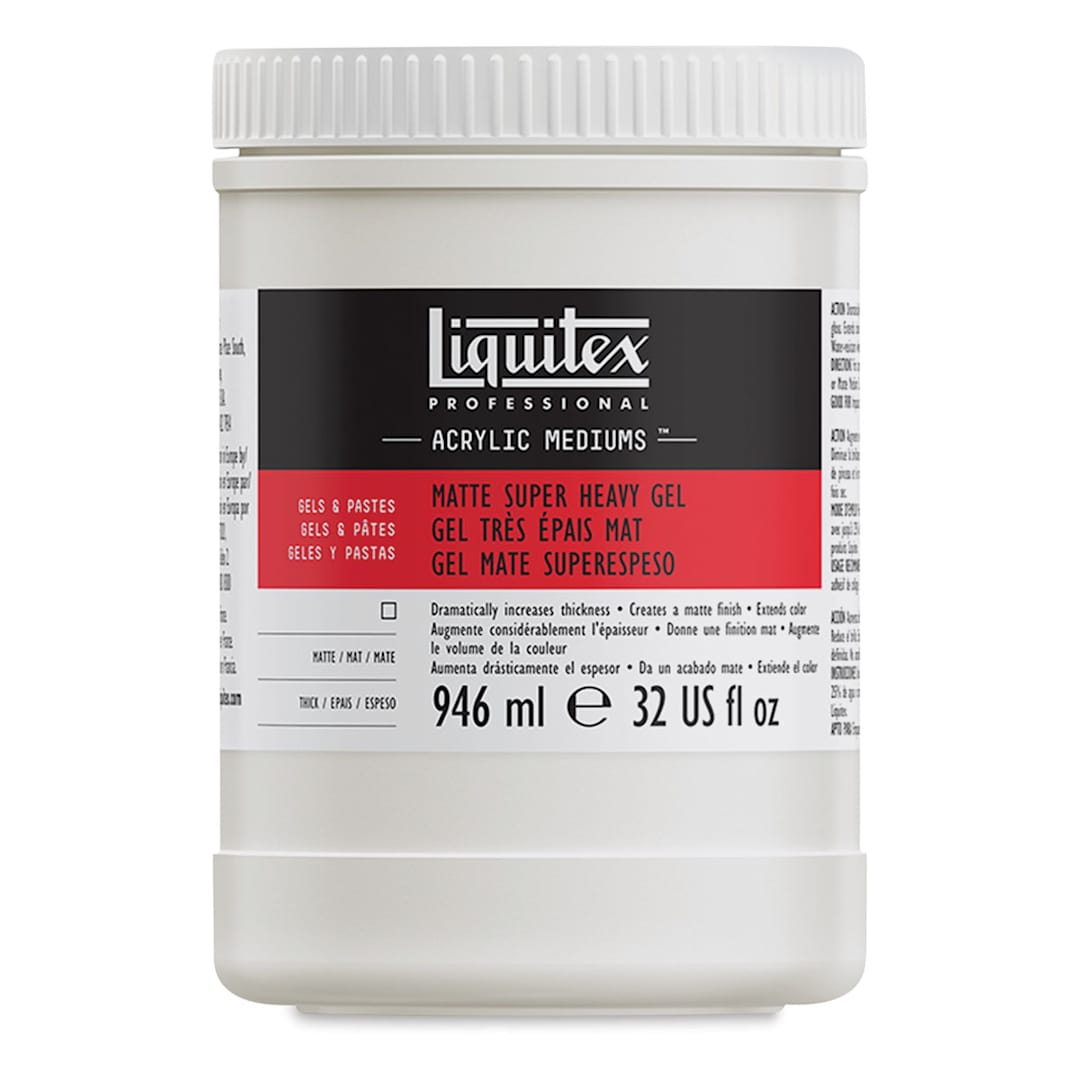 Open in modal - Liquitex Medium - Super Heavy Gel Medium, Matte, 32 oz jar