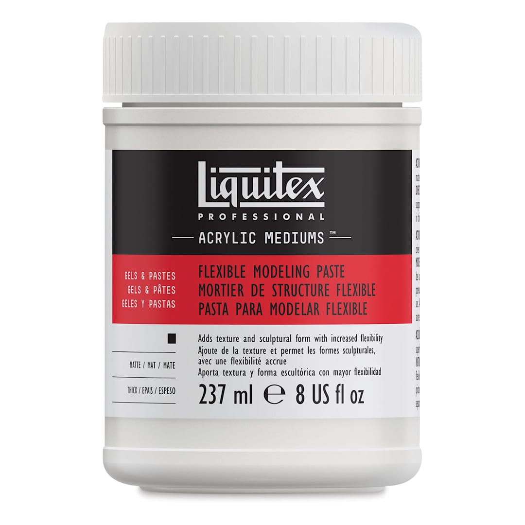 Open in modal - Liquitex Medium - Flexible Modeling Paste, 8 oz jar