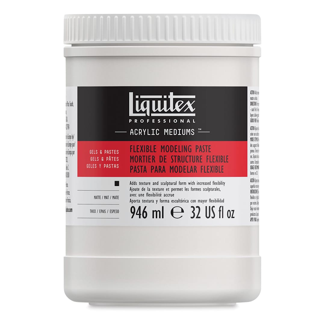 Open in modal - Liquitex Medium - Flexible Modeling Paste, 32 oz jar