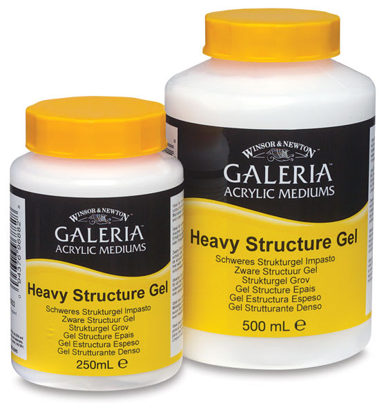 Open in modal - Winsor & Newton Galeria Structure Gel - 2 sizes of Heavy Structure Gel shown