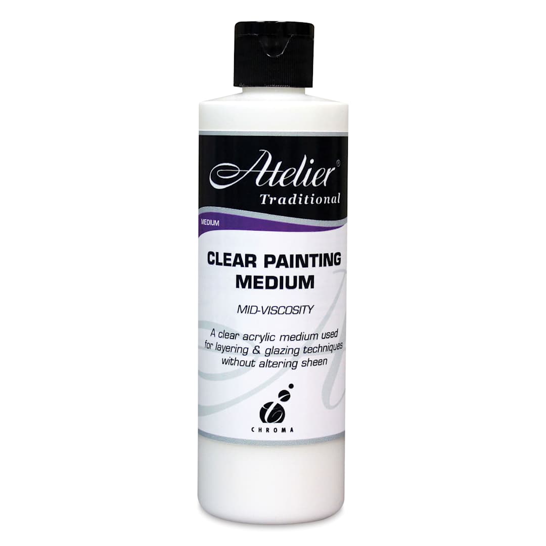 Open in modal - Chroma Atelier Clear Painting Medium - 8 oz bottle