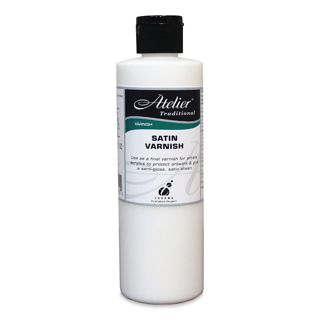 Open in modal - Chroma Atelier Medium & Varnish - Satin, 8 oz bottle