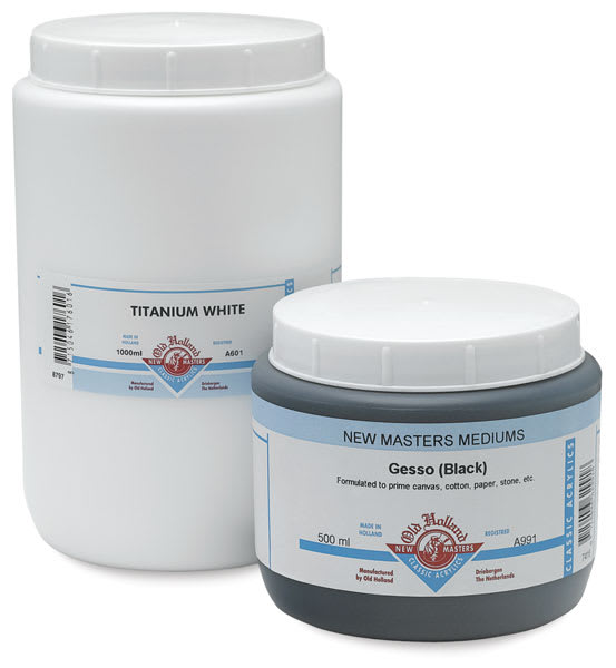 Open in modal - Gesso, White