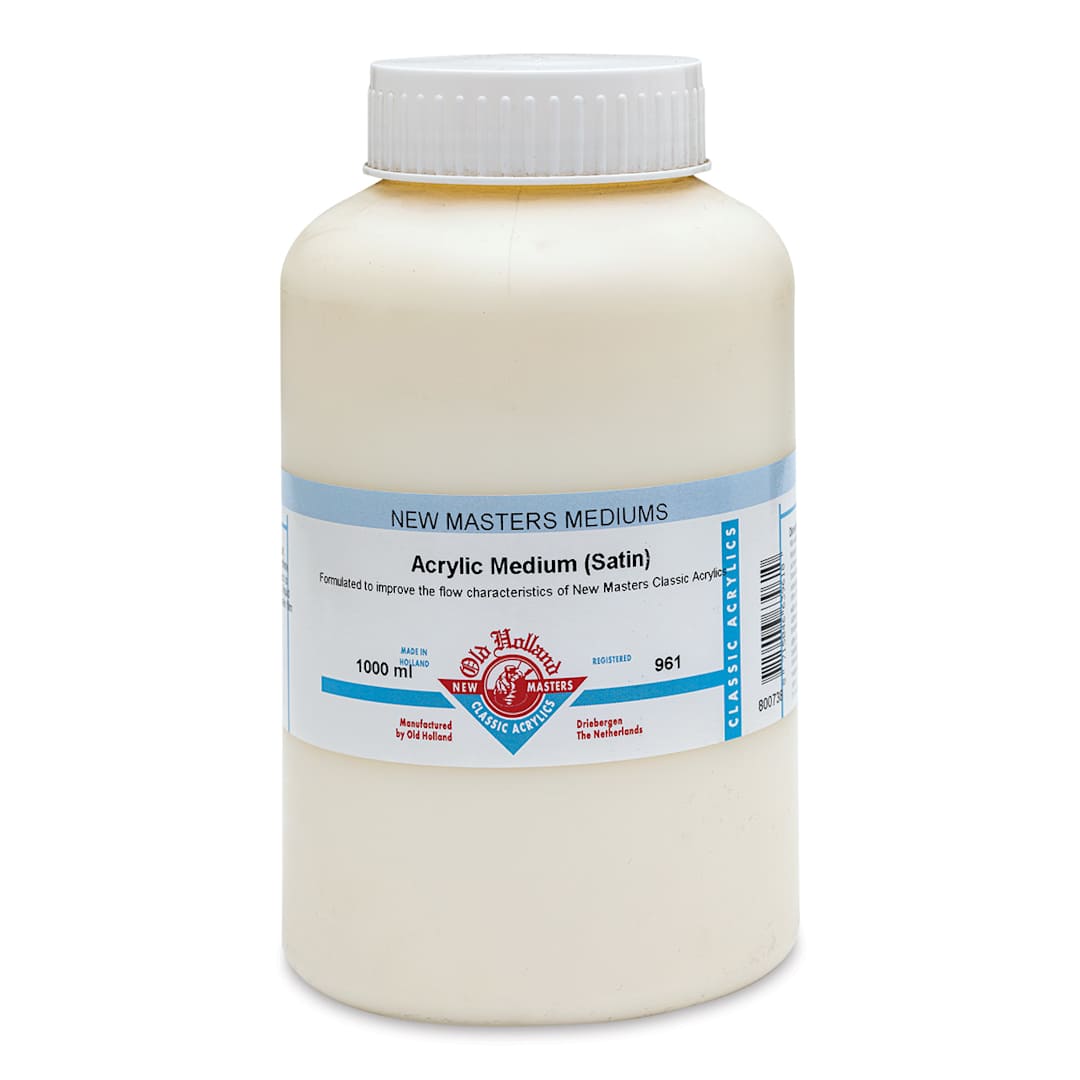 Open in modal - Old Holland New Masters Acrylic Medium - Satin, 1 Liter