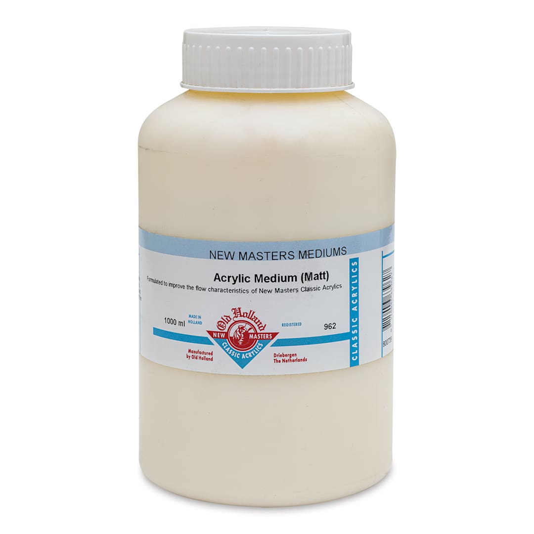 Open in modal - Old Holland New Masters Acrylic Medium - Matte, 1 Liter