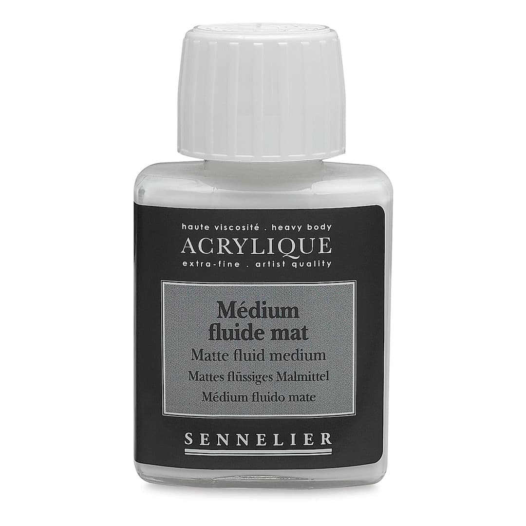 Open in modal - Sennelier Acrylique Fluid Mediums - Front of 75 ml bottle
