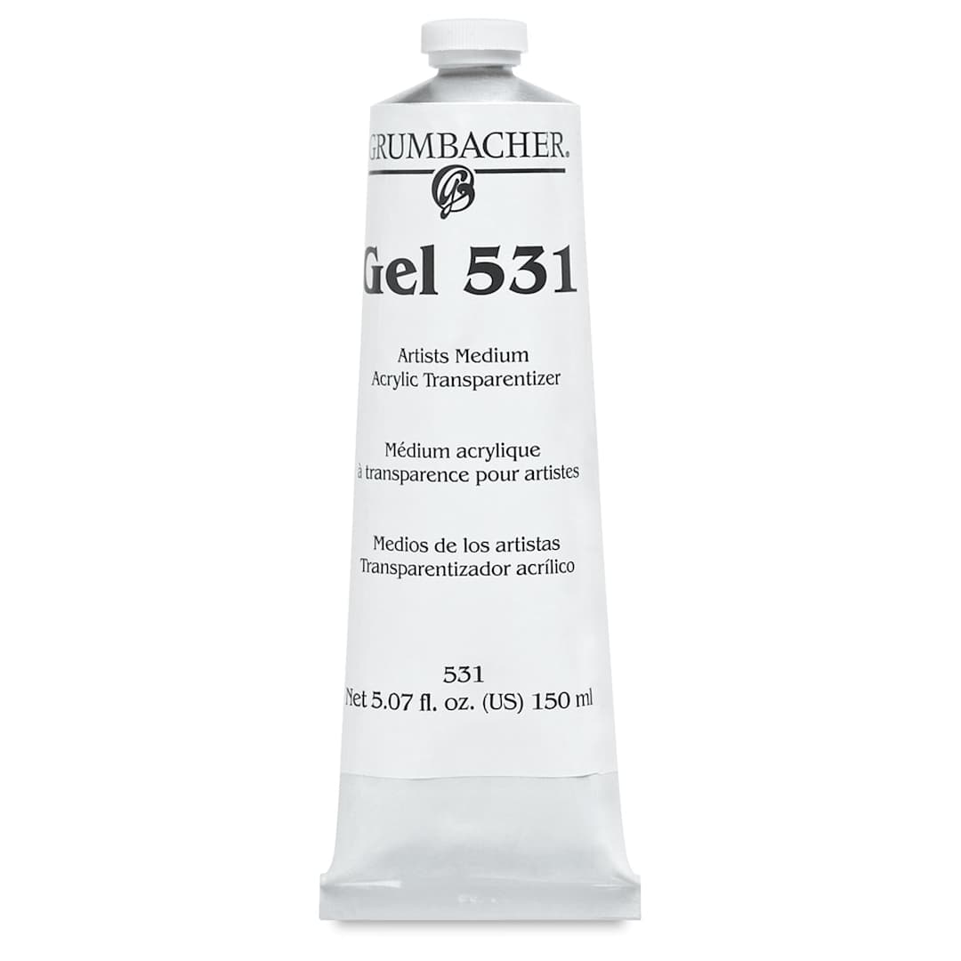 Open in modal - Grumbacher Artists' Acrylic Gel 531 - 5 oz tube