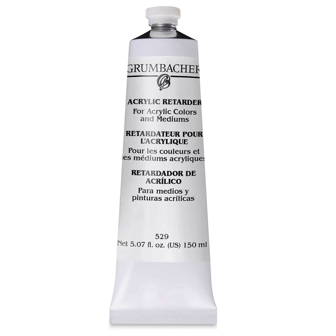 Open in modal - Grumbacher Artists' Acrylic Retarder - 5 oz. Tube shown upright