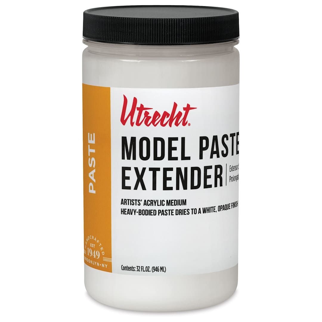 Open in modal - New look! Same formula - Utrecht Artists' Acrylic Model Paste Extender - 32 oz