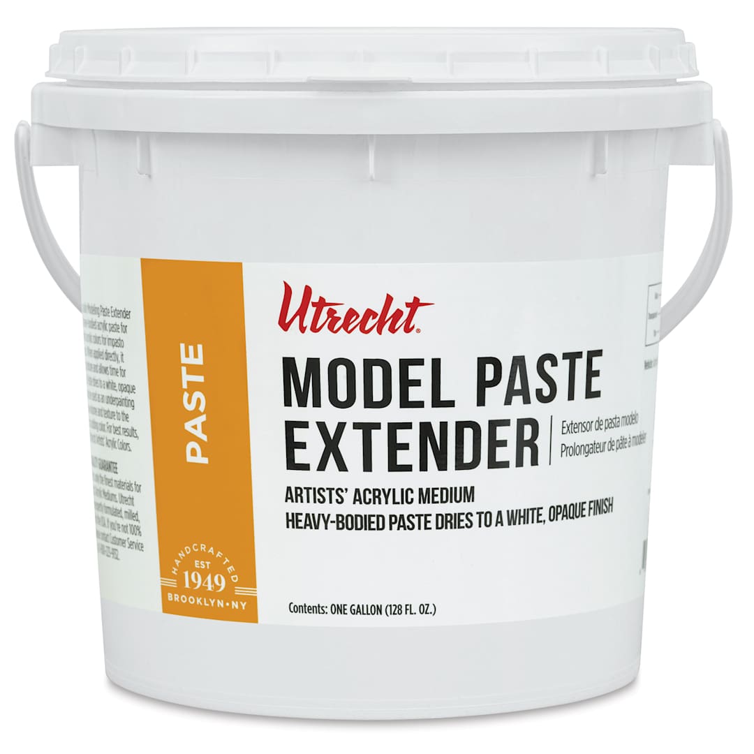 Open in modal - New look! Same formula - Utrecht Artists' Acrylic Model Paste Extender - 128 oz