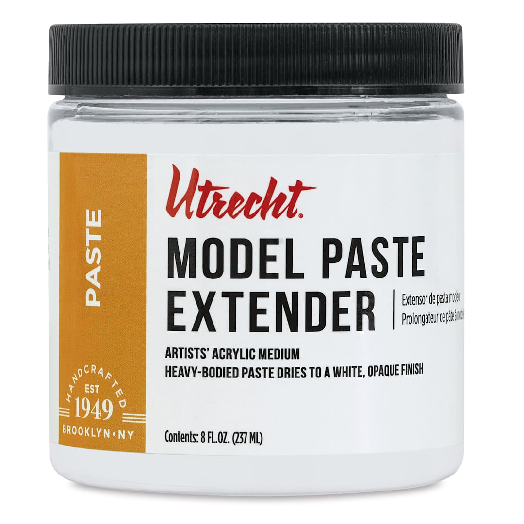 Open in modal - Utrecht Acrylic Medium - Modeling Paste Extender, 8 oz