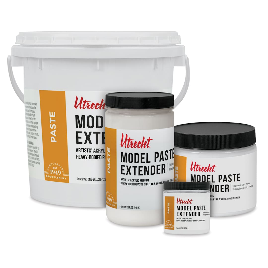 Open in modal - Utrecht Artists' Acrylic Model Paste Extender, various container sizes