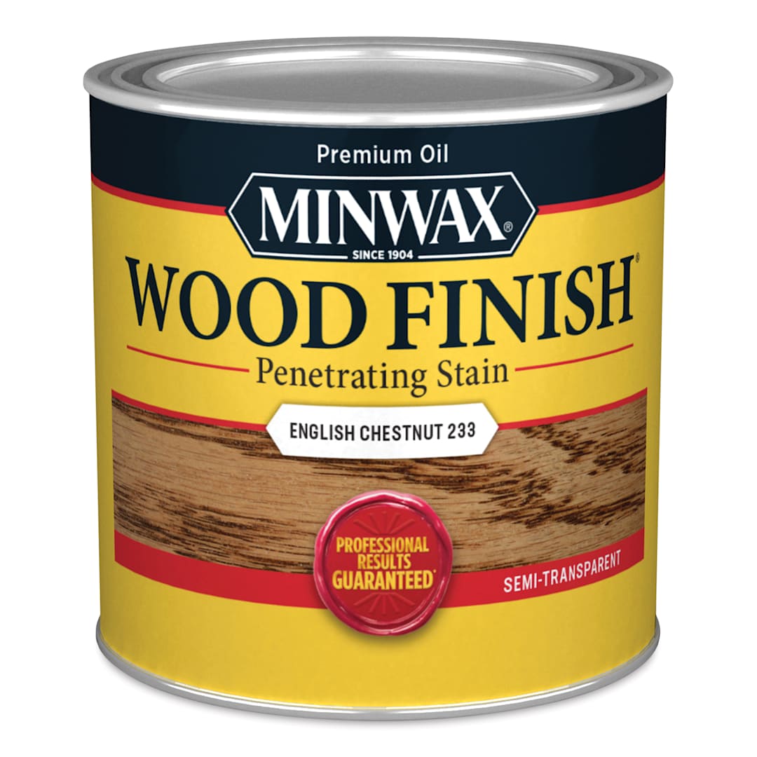 Open in modal - Minwax Wood Finish Oil-Based Penetrating Stain - English Chestnut, 8 oz