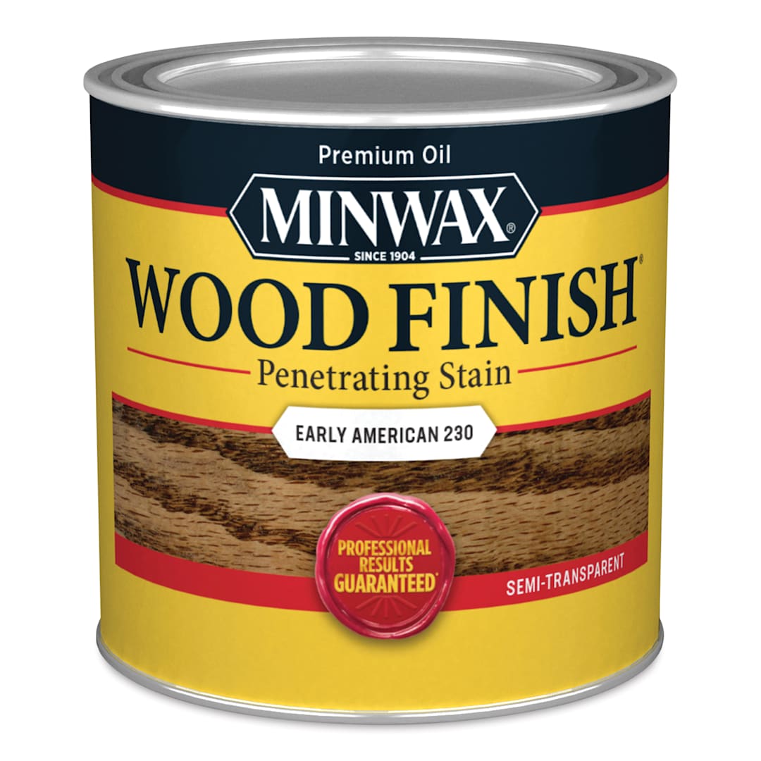 Open in modal - Minwax Wood Finish Oil-Based Penetrating Stain - Early American, 8 oz