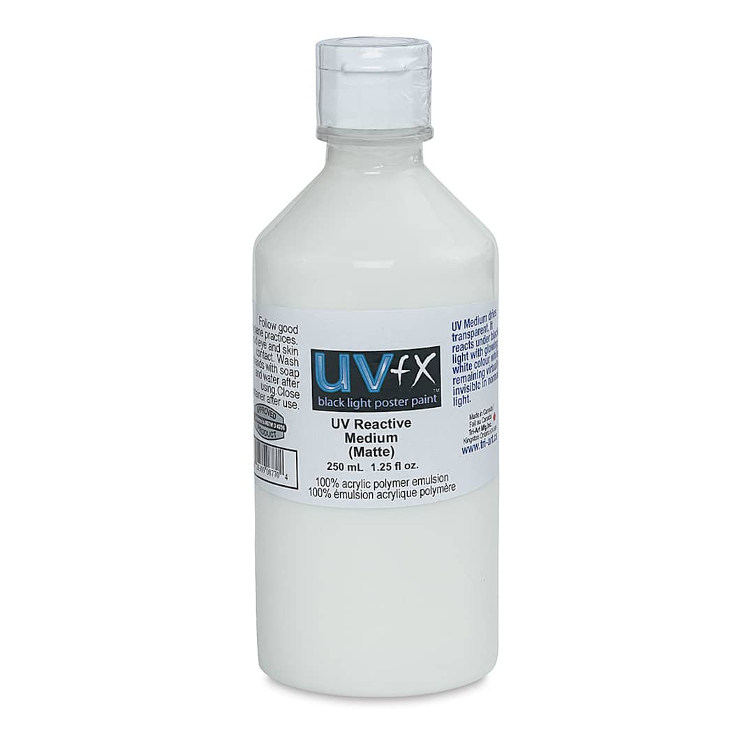 Open in modal - Tri-Art UV FX Medium - UV Reactive Medium - Matte, 250 ml Bottle