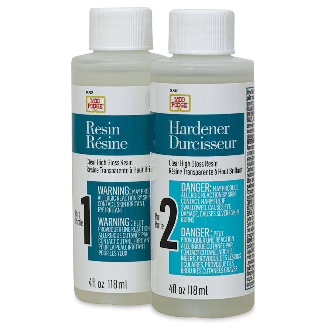 Open in modal - Mod Podge 2-Part Resin Kit - 8 oz (Resin and Hardener, Out of packaging)