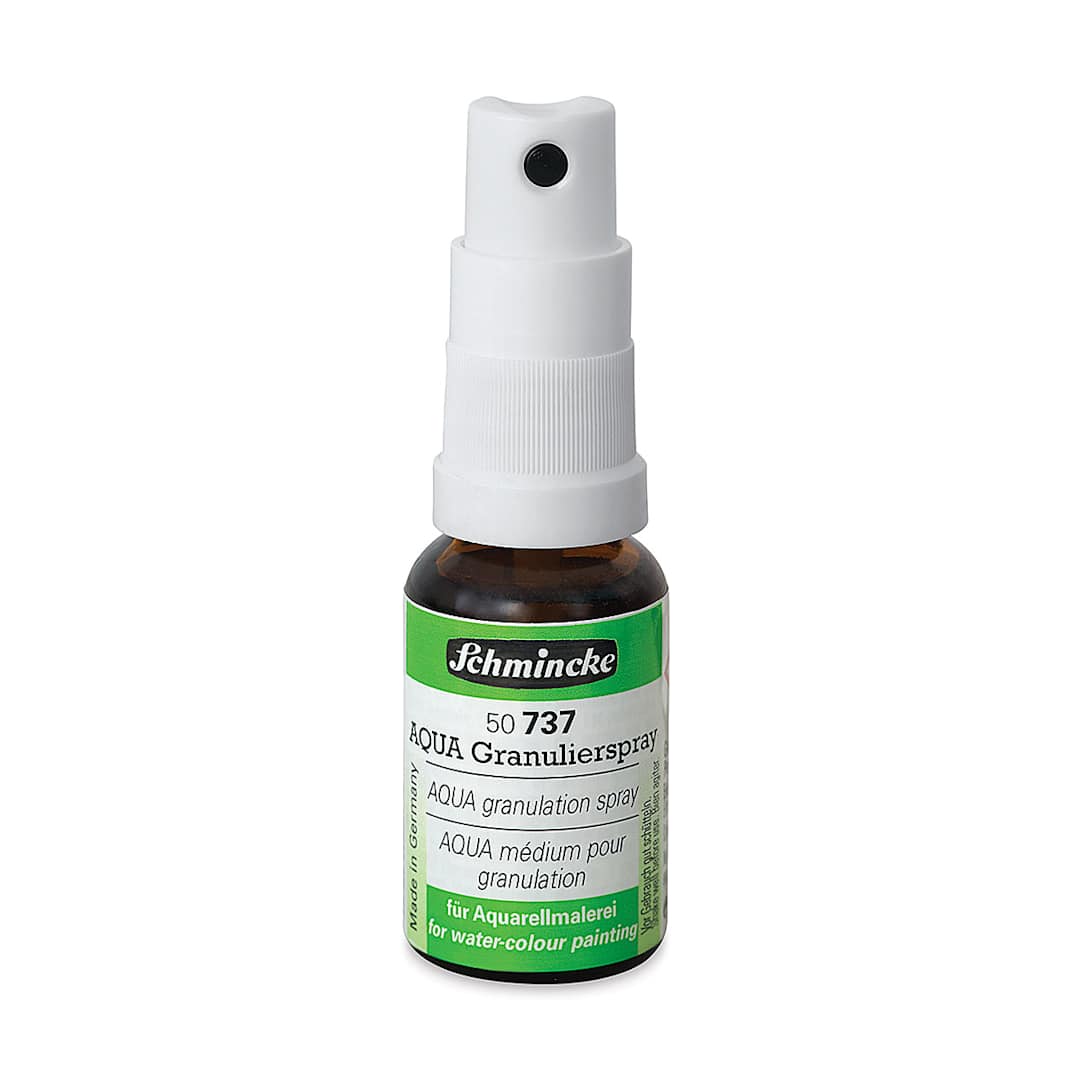 Open in modal - Schmincke Aqua Granulation Spray Medium - Front of 15 ml bottle without protective cap