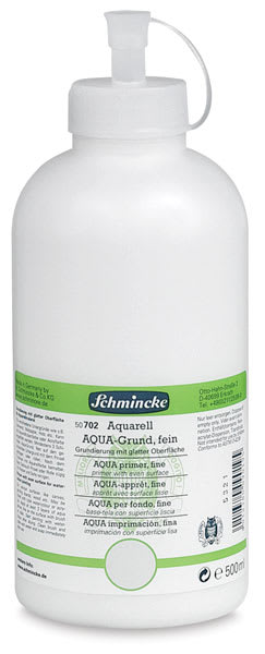 Open in modal - Schmincke Aqua Primers - 500 ml Bottle of Fine Primer