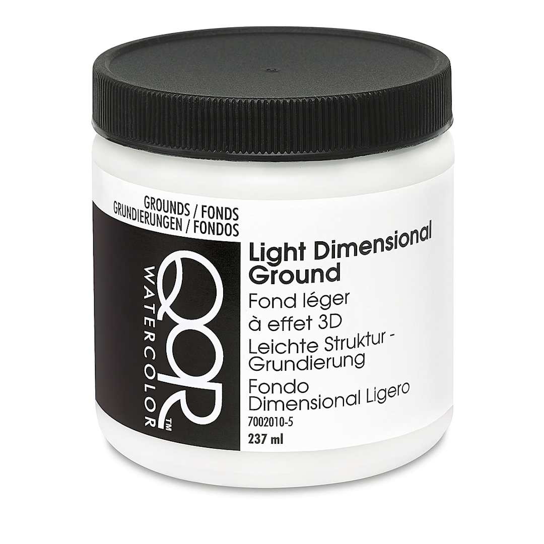 Open in modal - QoR Watercolor Medium - Light Dimensional Ground, 237 ml