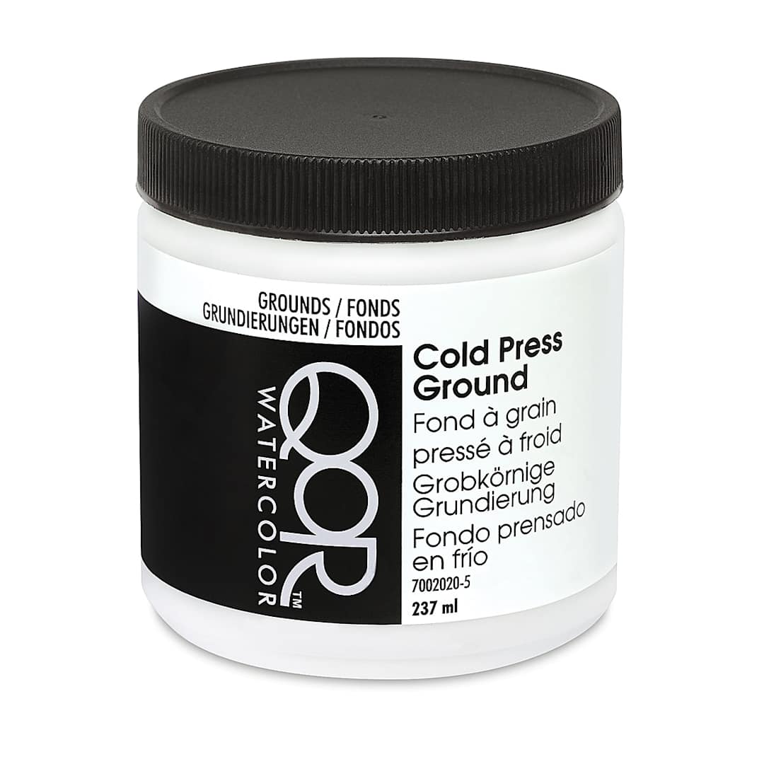 Open in modal - QoR Watercolor Medium - Cold Pressed Ground, 237 ml