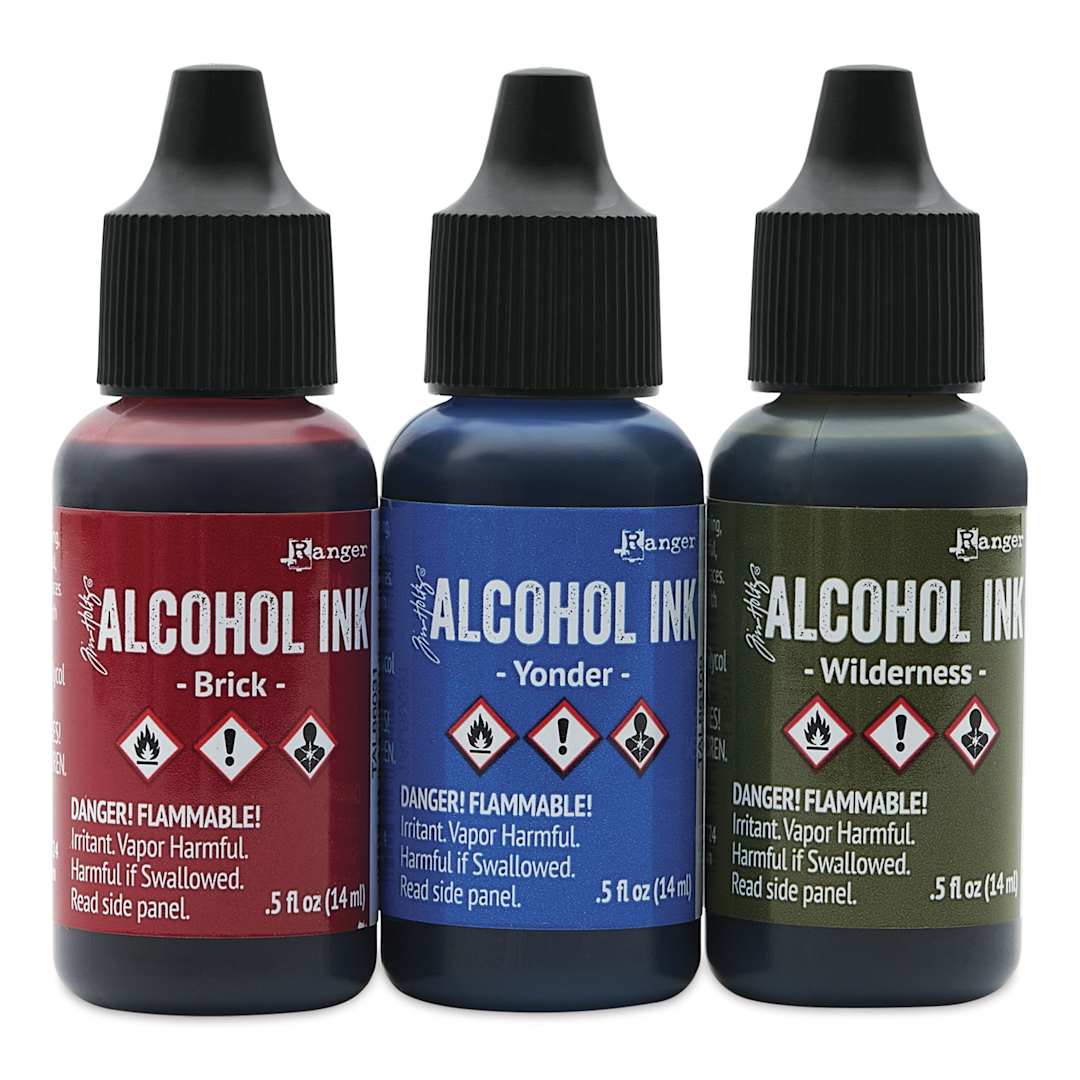 Open in modal - Ranger Tim Holtz Alcohol Ink - Expedition, Set of 3, 05 oz