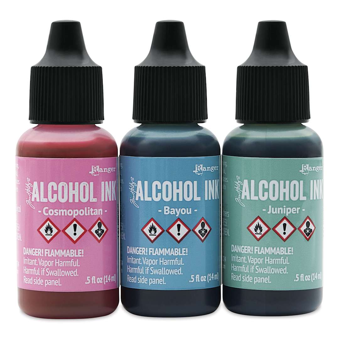 Open in modal - Ranger Tim Holtz Alcohol Ink - Getaway, Set of 3, 05 oz