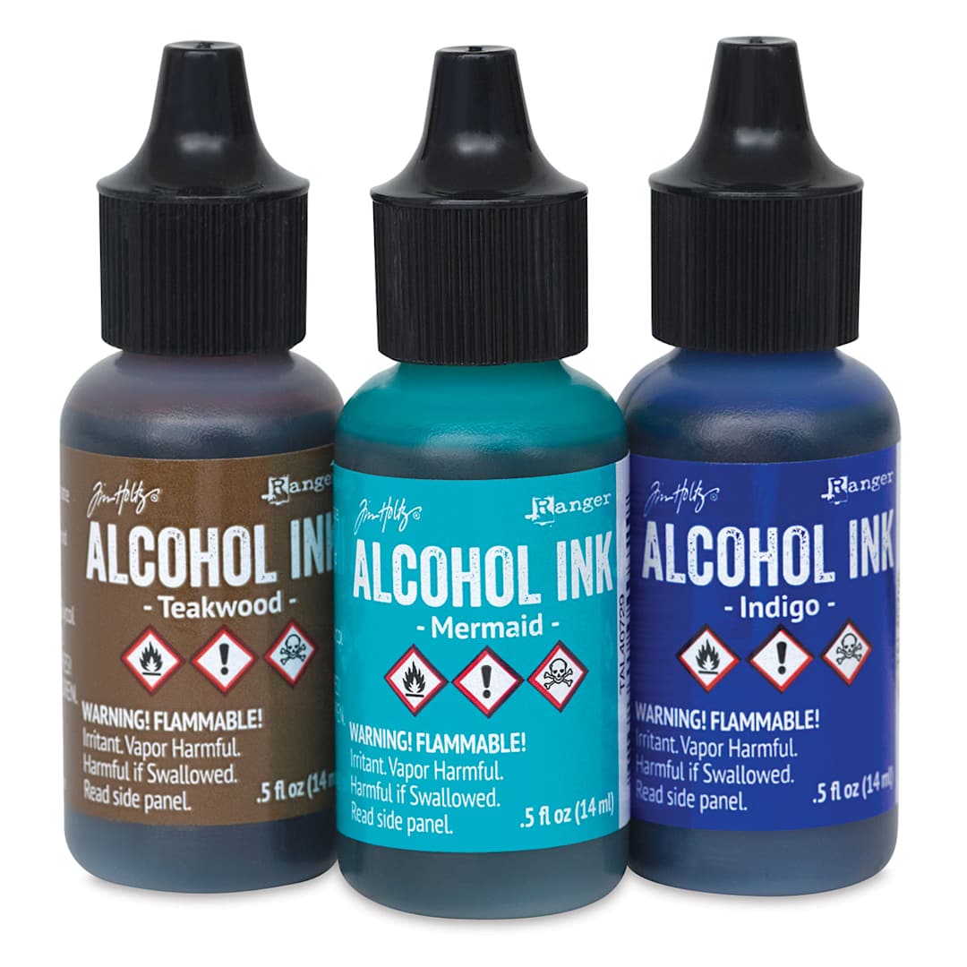 Open in modal - Ranger Tim Holtz Alcohol Inks - Mariner, Set of 3
