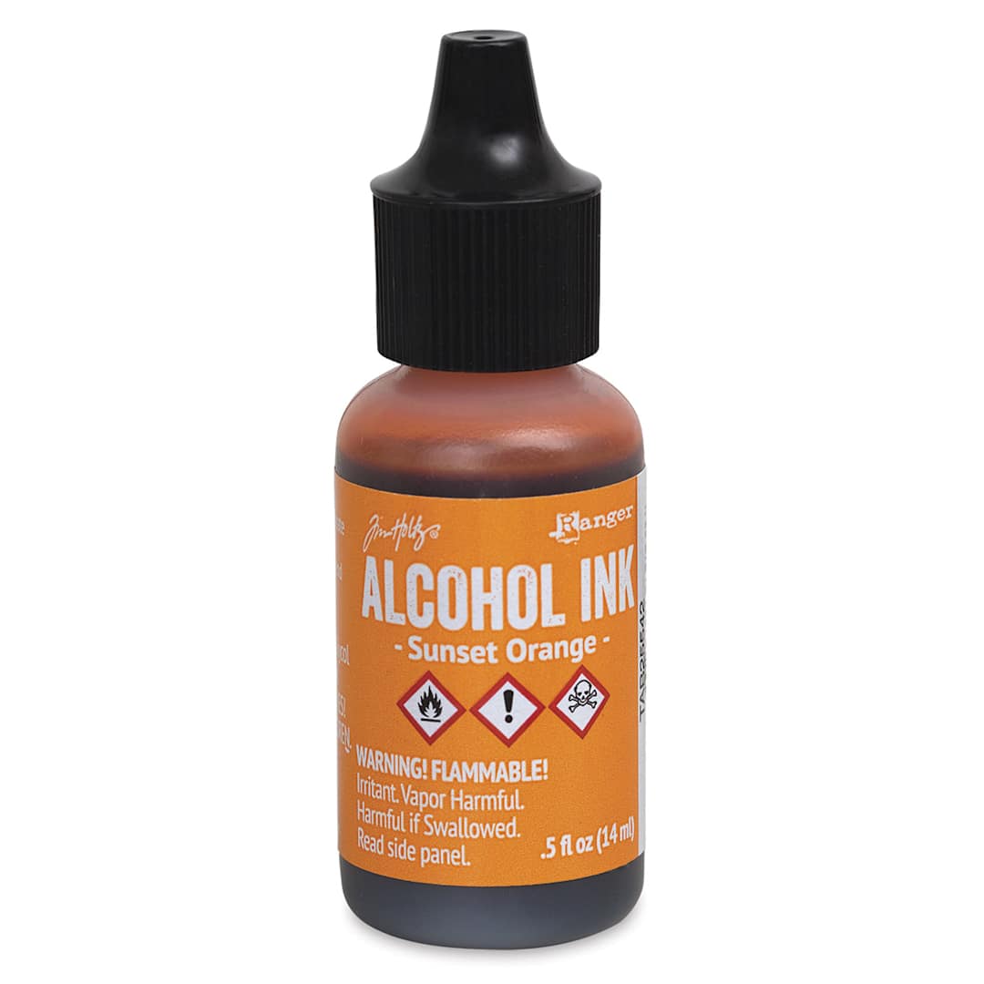 Open in modal - Ranger Tim Holtz Alcohol Ink - Sunset Orange, 0.5 oz