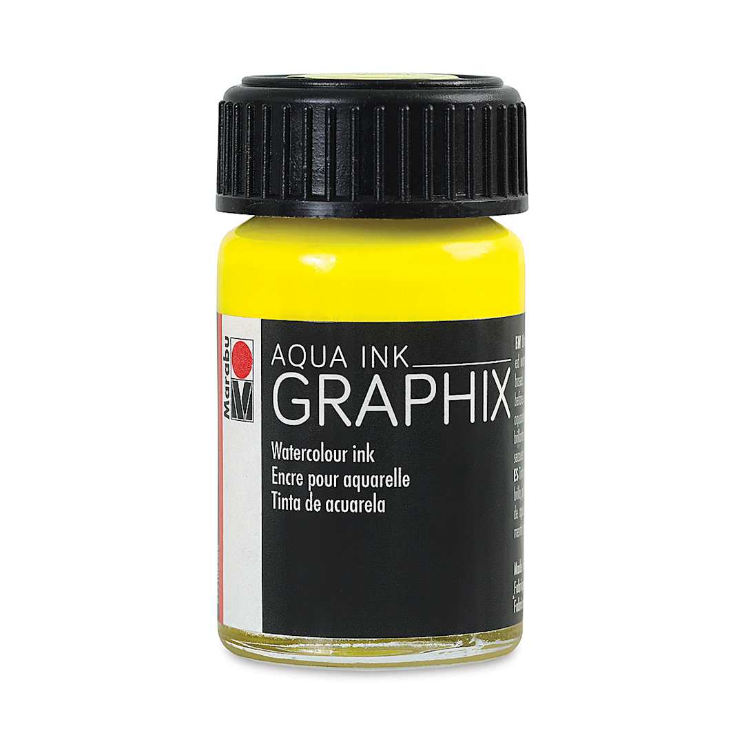 Open in modal - Marabu Graphix Aqua Ink - Lemon, 15 ml
