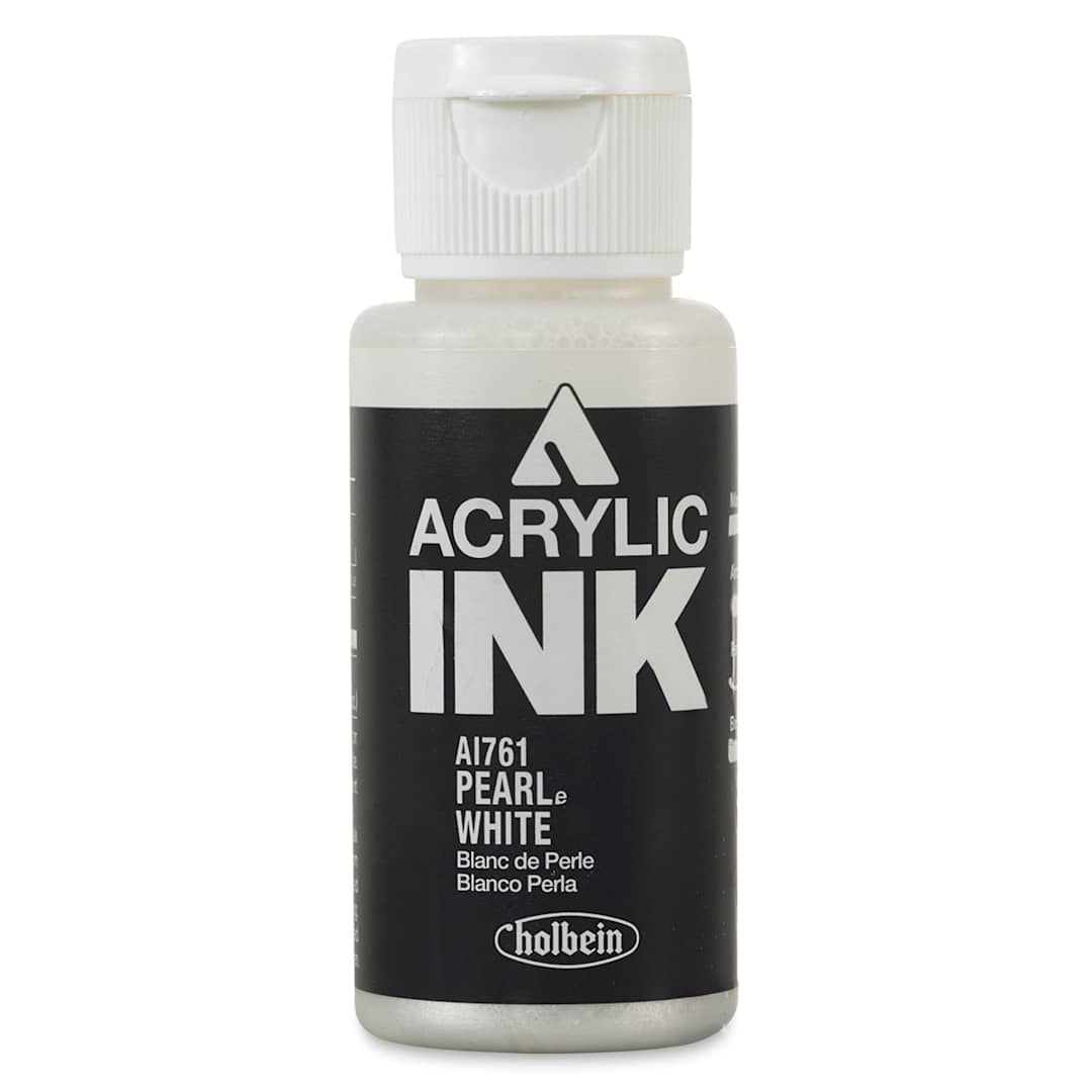 Open in modal - Holbein Acrylic Ink - Pearl White, 30 ml