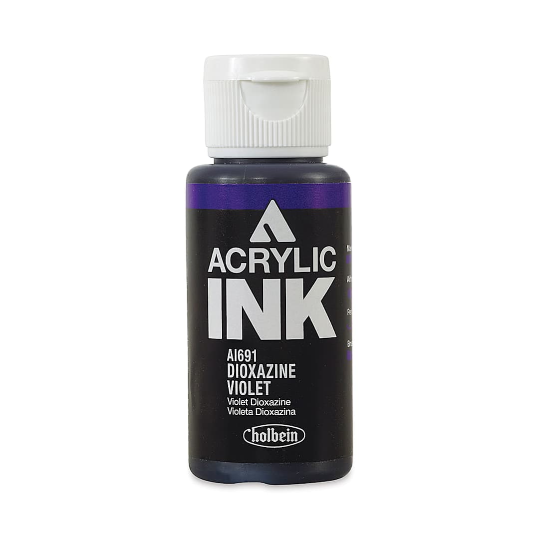Open in modal - Holbein Acrylic Ink - Dioxazine Violet, 30 ml