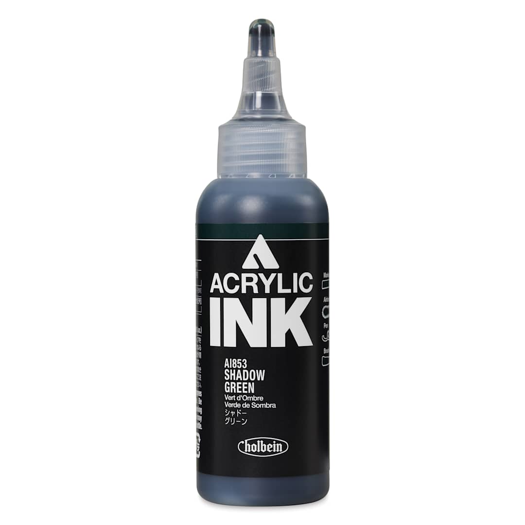 Open in modal - Holbein Acrylic Ink - Shadow Green, 100 ml