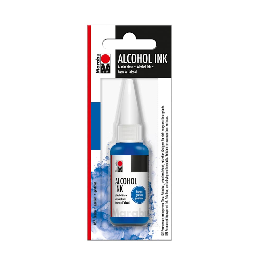 Open in modal - Alcohol Ink Gentian