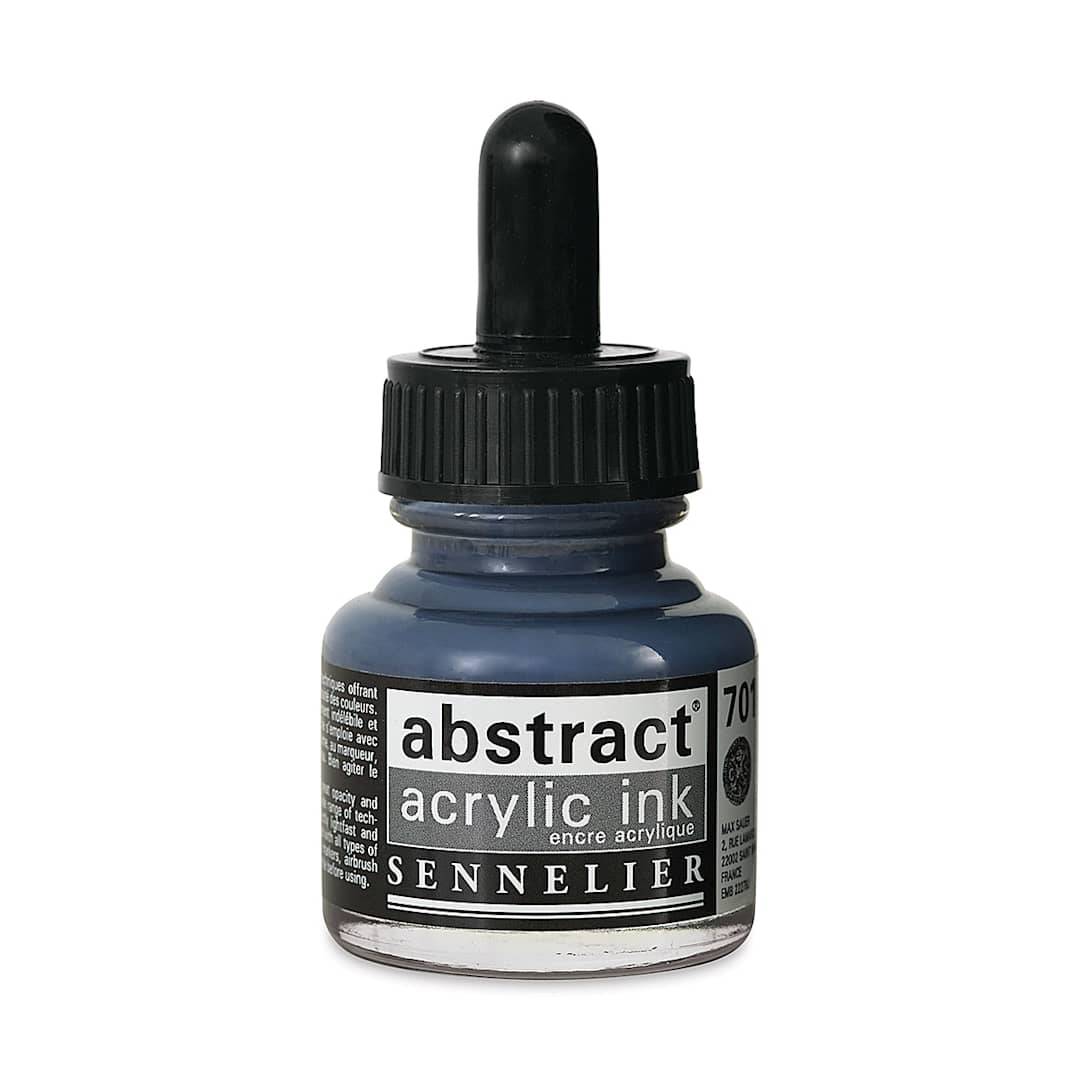 Open in modal - Sennelier Abstract Acrylic Ink - Neutral Gray, 1 oz