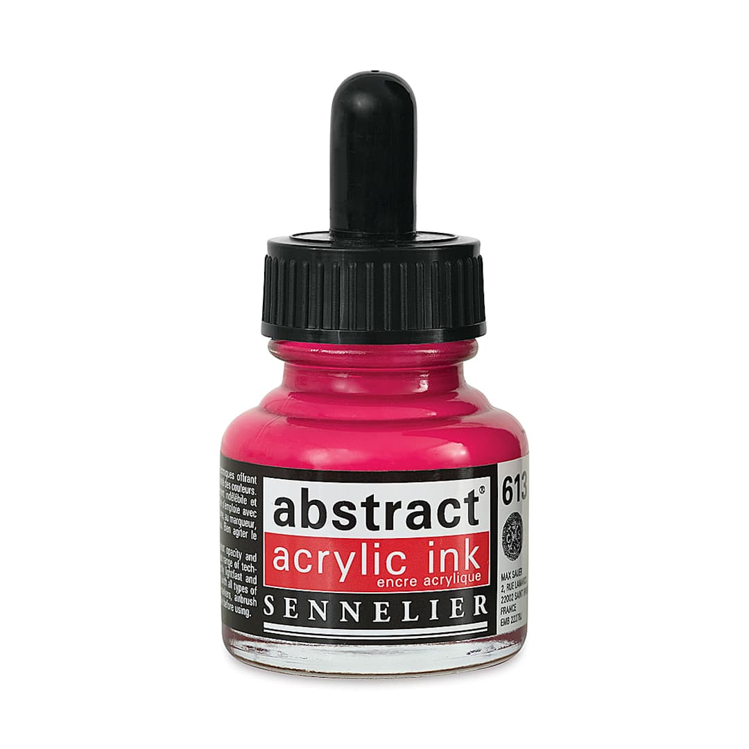 Open in modal - Sennelier Abstract Acrylic Ink - Cadmium Red Light Hue, 1 oz