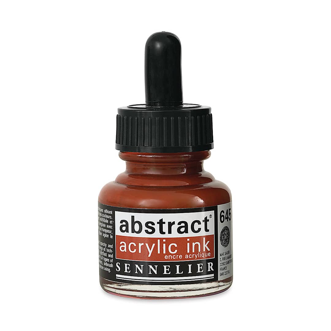 Open in modal - Sennelier Abstract Acrylic Ink - Chinese Orange, 1 oz