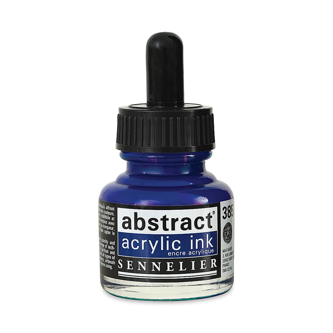 Open in modal - Sennelier Abstract Acrylic Ink - Primary Blue, 1 oz