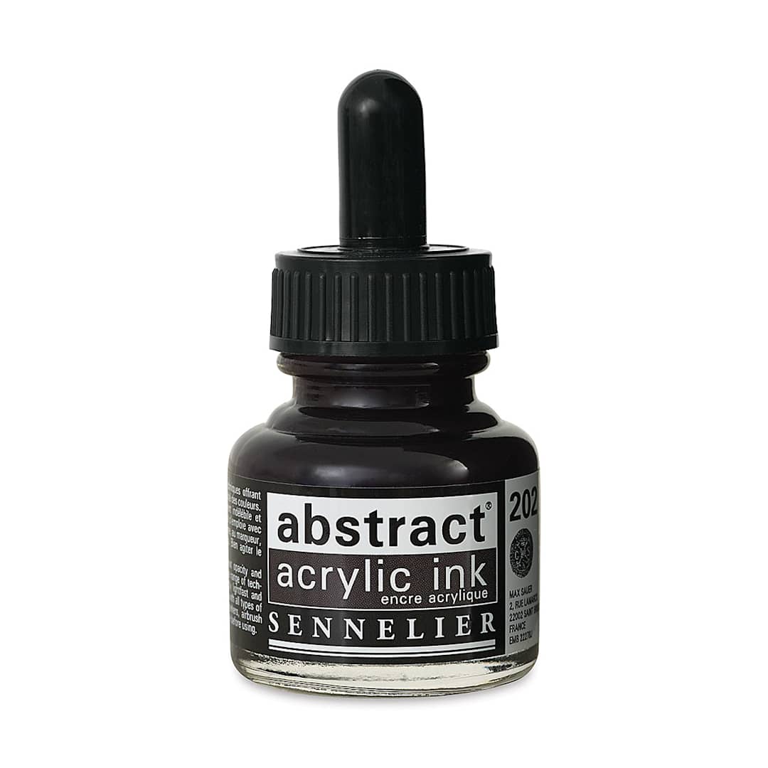Open in modal - Sennelier Abstract Acrylic Ink - Burnt Umber, 1 oz