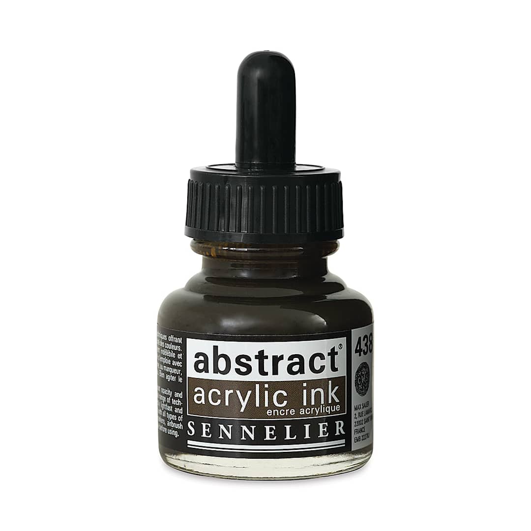 Open in modal - Sennelier Abstract Acrylic Ink - Sepia, 1 oz