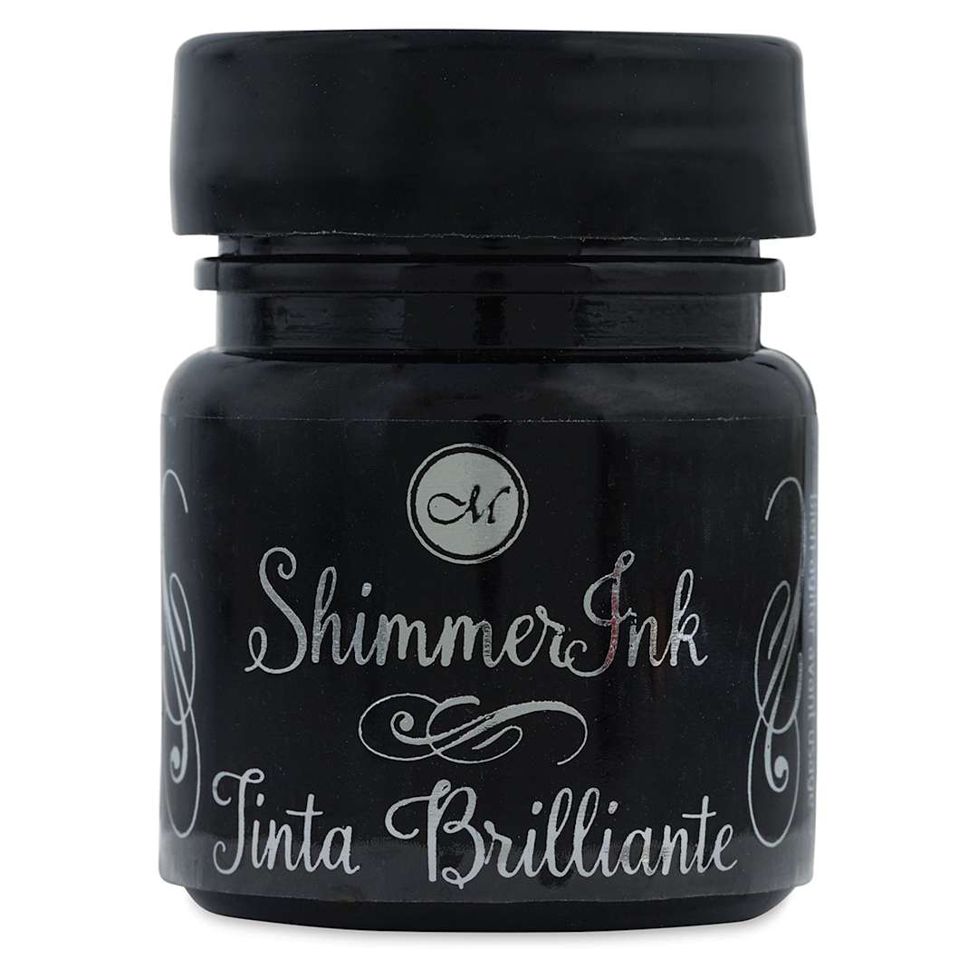 Open in modal - Manuscript Shimmer Ink - Black Ice, 25ml