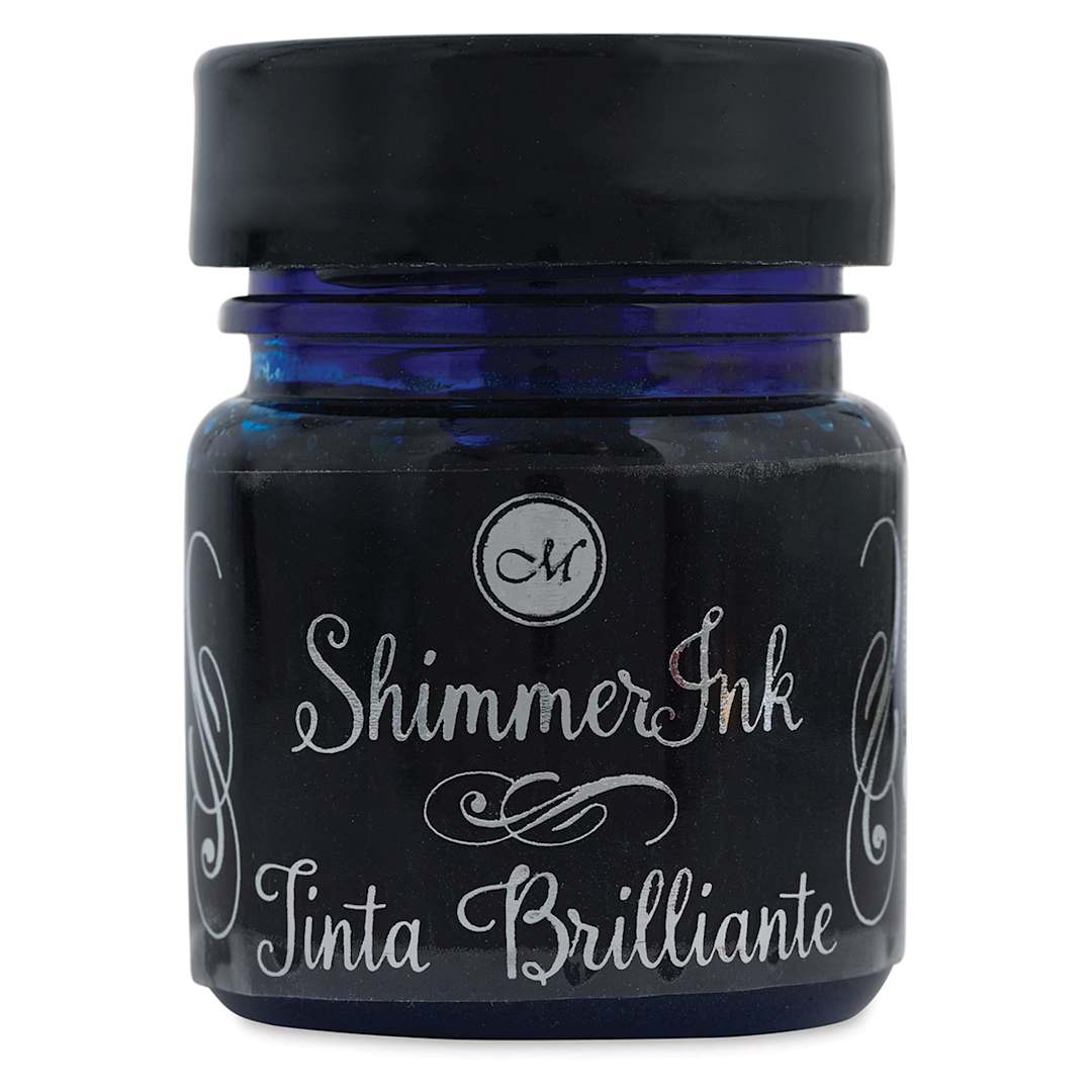Open in modal - Manuscript Shimmer Ink - Cosmic Blue, 25ml