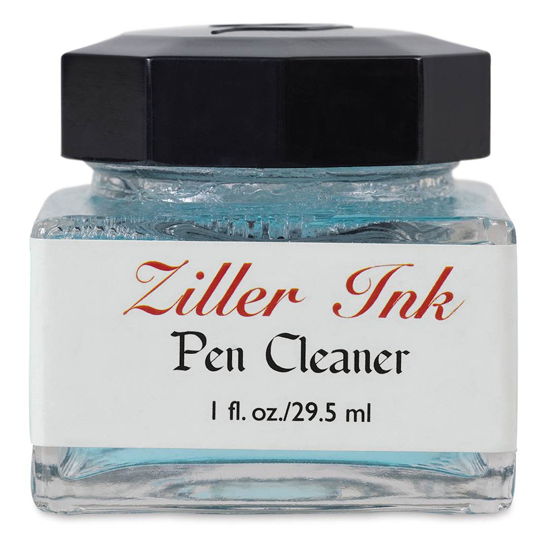 Open in modal - Ziller Ink Pen Cleaner - Front view of 1 oz. bottle