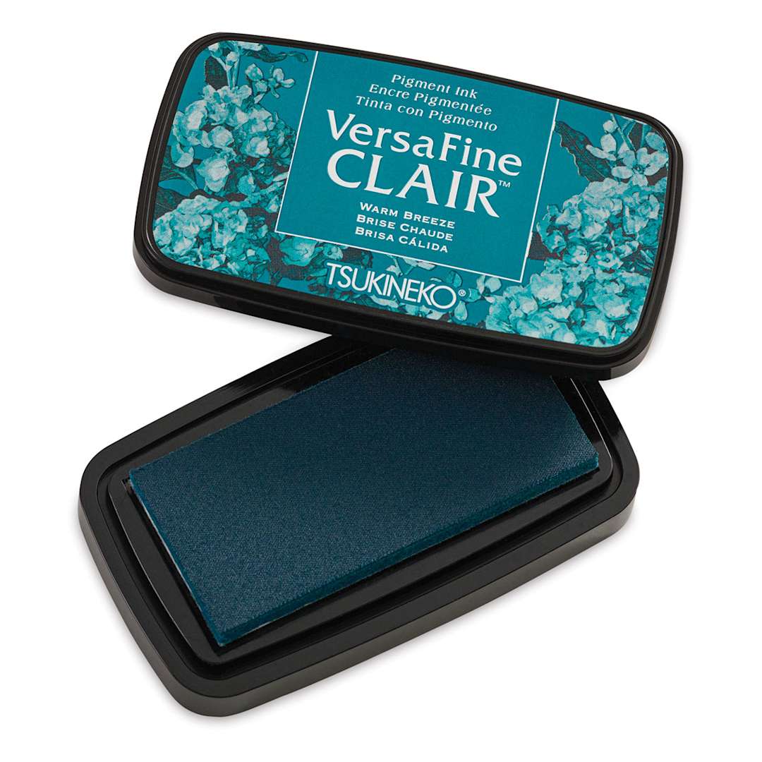 Open in modal - VersaFine Clair Ink Pad - Warm Breeze with lid off