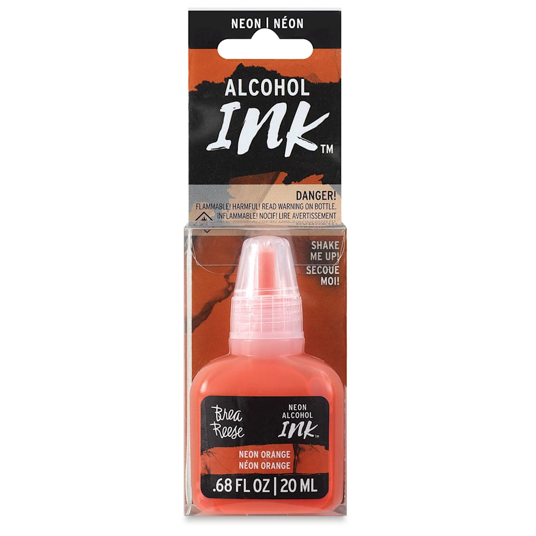 Open in modal - Brea Reese Neon Alcohol Ink - Neon Orange, 20 ml (in package)