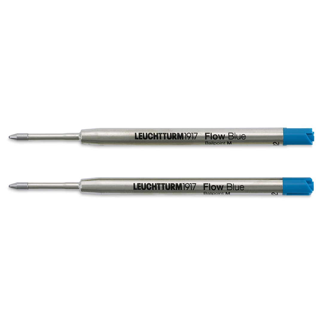 Open in modal - Leuchtturm1917 Drehgriffel Ballpoint Refills - Royal Blue, Pkg of 2