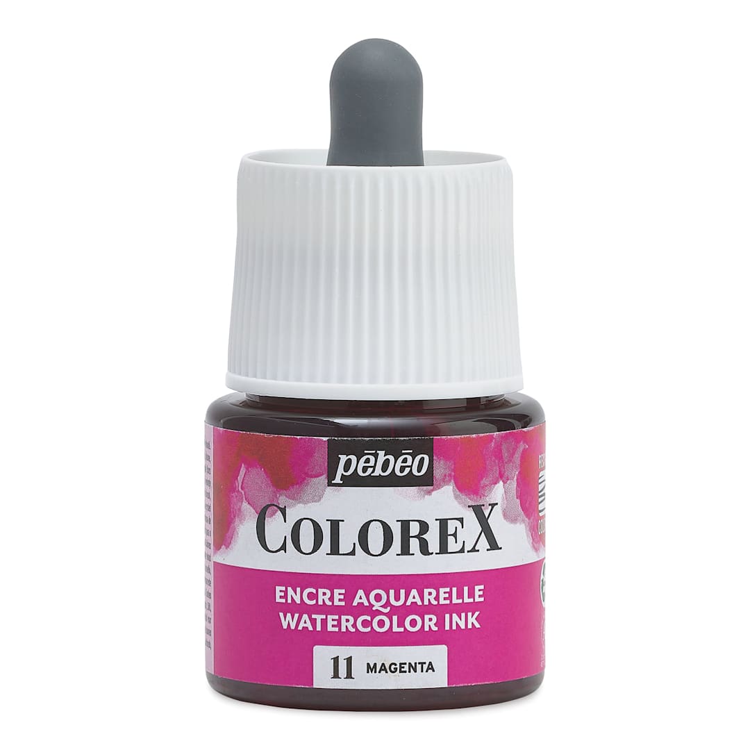 Open in modal - Pebeo Colorex Inks - Magenta, 45 ml, front of bottle