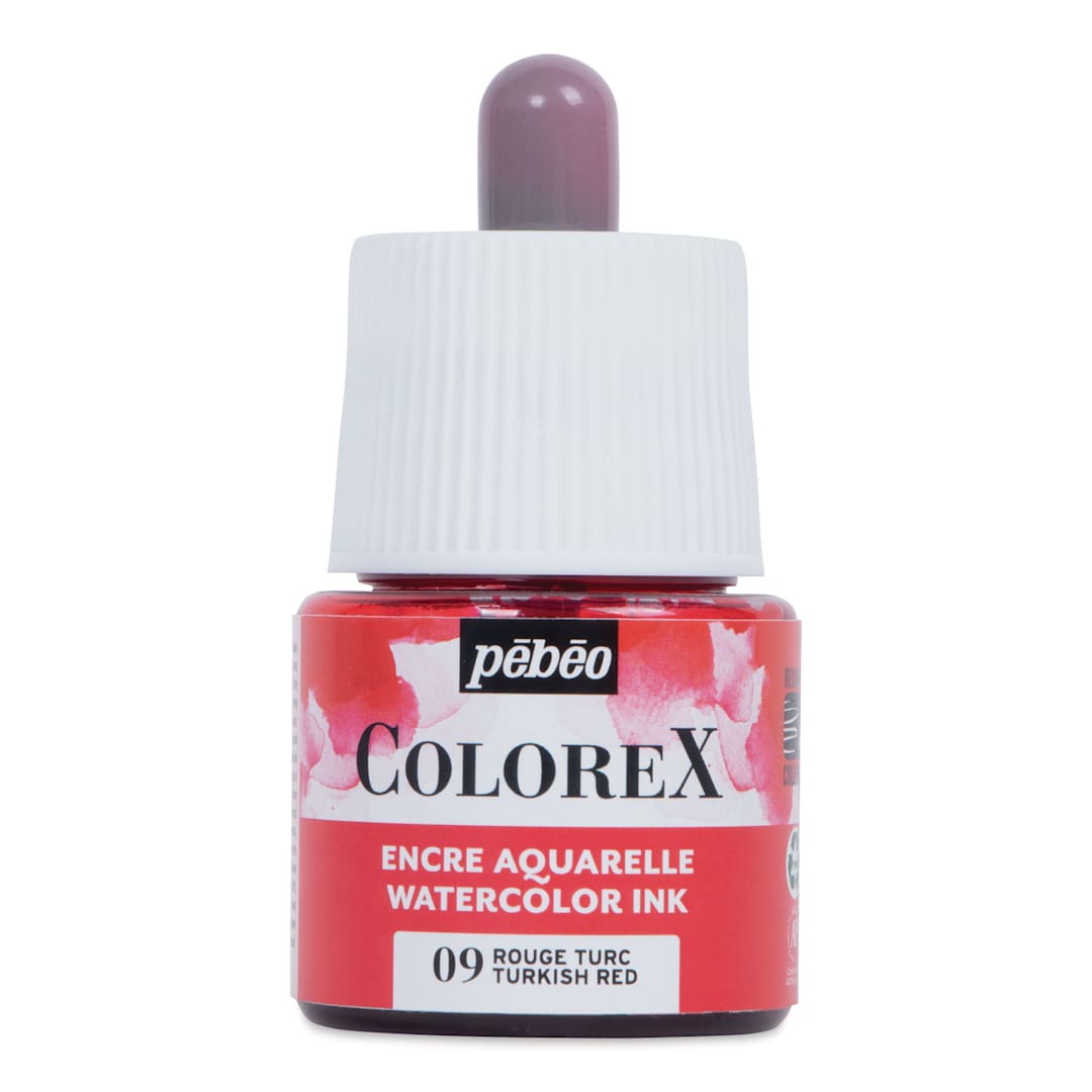 Open in modal - Pebeo Colorex Inks - Turkish Red, 45 ml, front of bottle